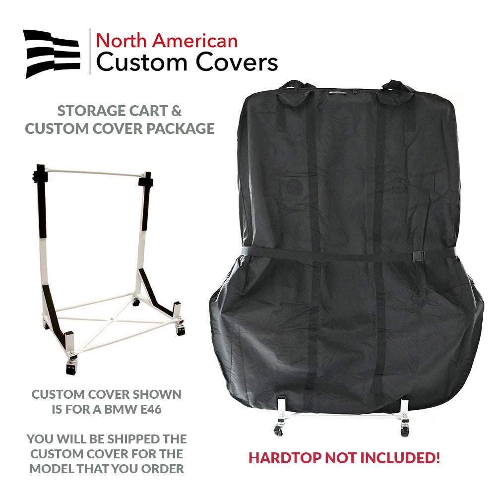 Paquete de cubierta y carrito de almacenamiento a medida para el Mercedes R129 Hardtop (1989 a 2002) (varias opciones)