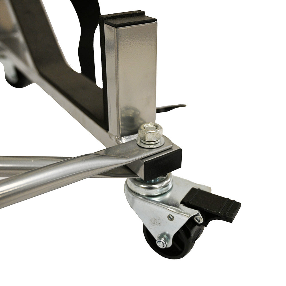 Heavy-duty Hardtop Stand Trolley Cart Rack with Securing Harness and REGULAR-sized Hard Top Dust Cover (Various Options)