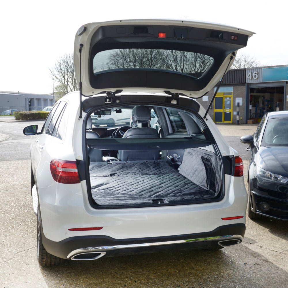 Doublure de coffre matelassée sur mesure pour Mercedes GLC (X253) Génération 1 - 2015 à 2022 (392)