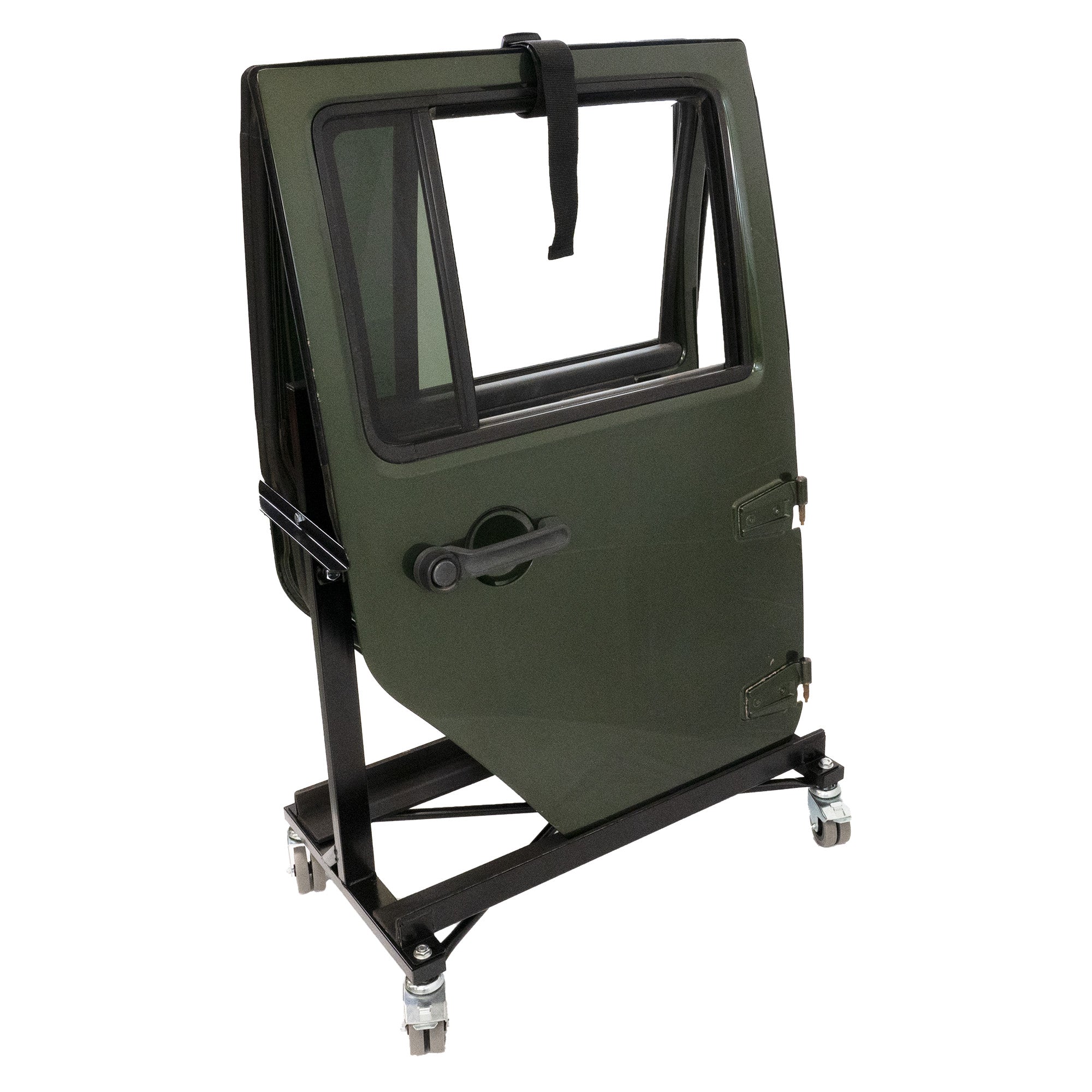 Jeep Wrangler Heavy-duty Door Storage Stand Trolley Cart Rack with Securing Strap (Various Options)