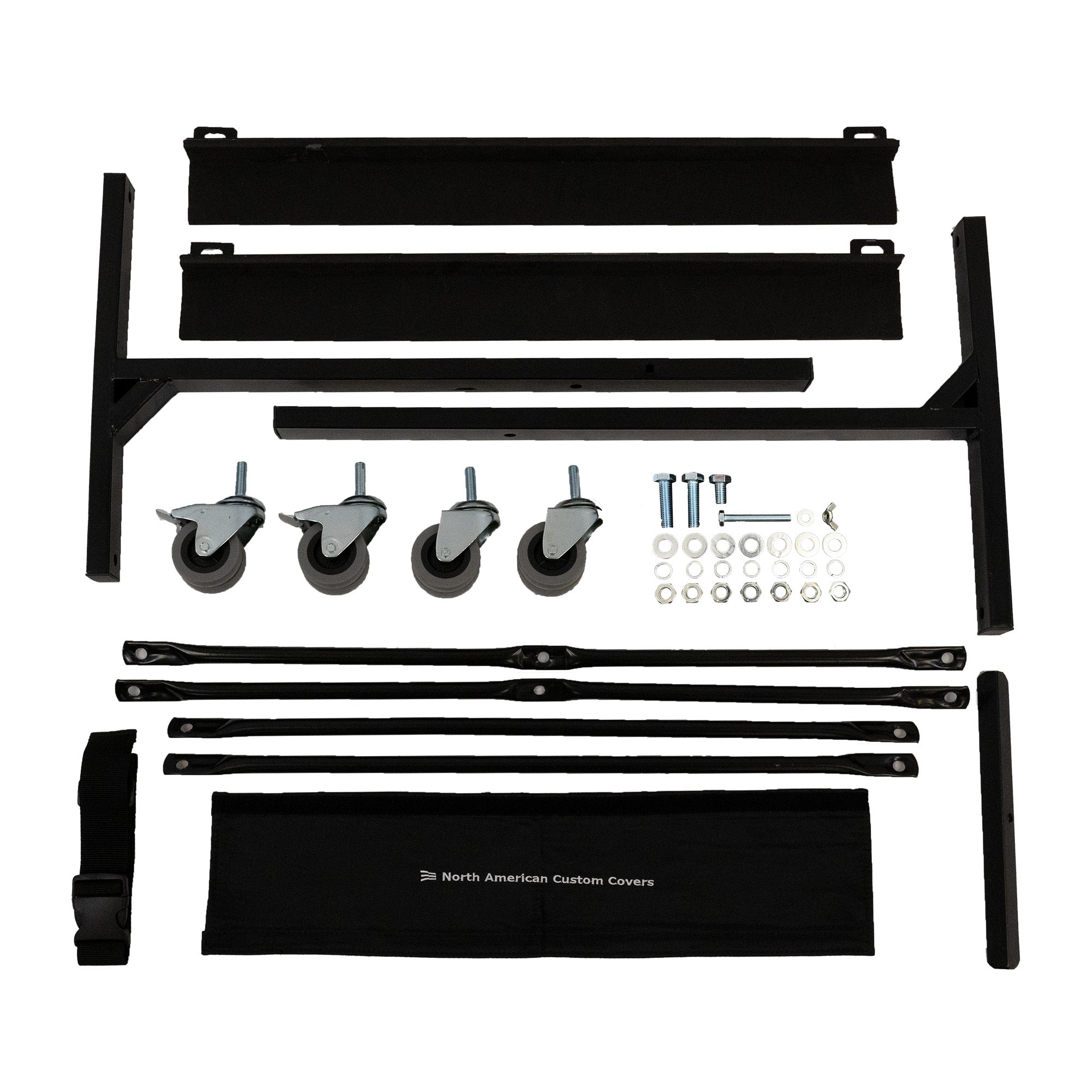 Jeep Wrangler Heavy-duty Door Storage Stand Trolley Cart Rack with Securing Strap (Various Options)