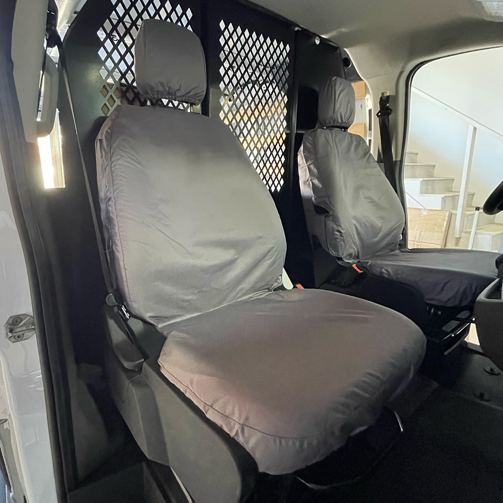 Custom-fit Front Seat Cover Set for the Ford Transit Van 150 250 350 350HD (Various Options)