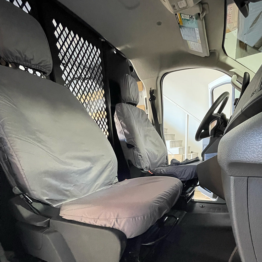 Custom-fit Front Seat Cover Set for the Ford Transit Van 150 250 350 350HD (Various Options)