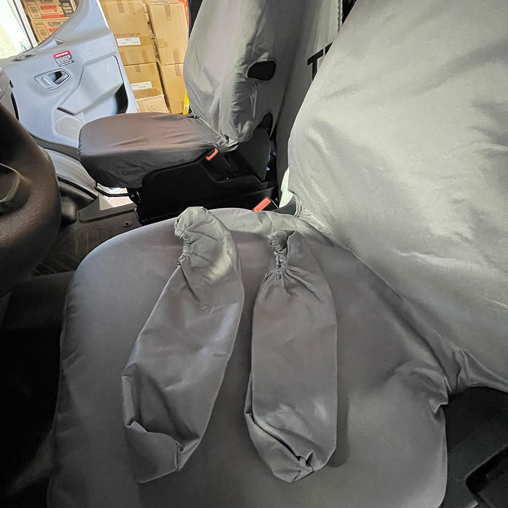 Custom-fit Front Seat Cover Set for the Ford Transit Van 150 250 350 350HD (Various Options)