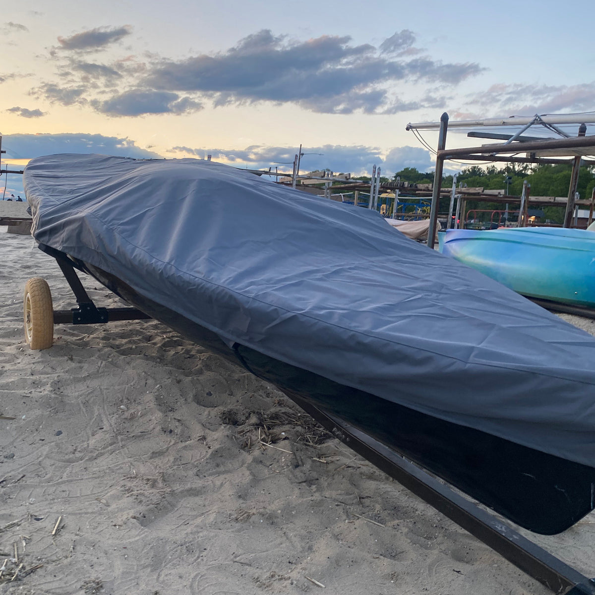 Premium Custom-Fit Deck Cover for Laser Two Dinghy