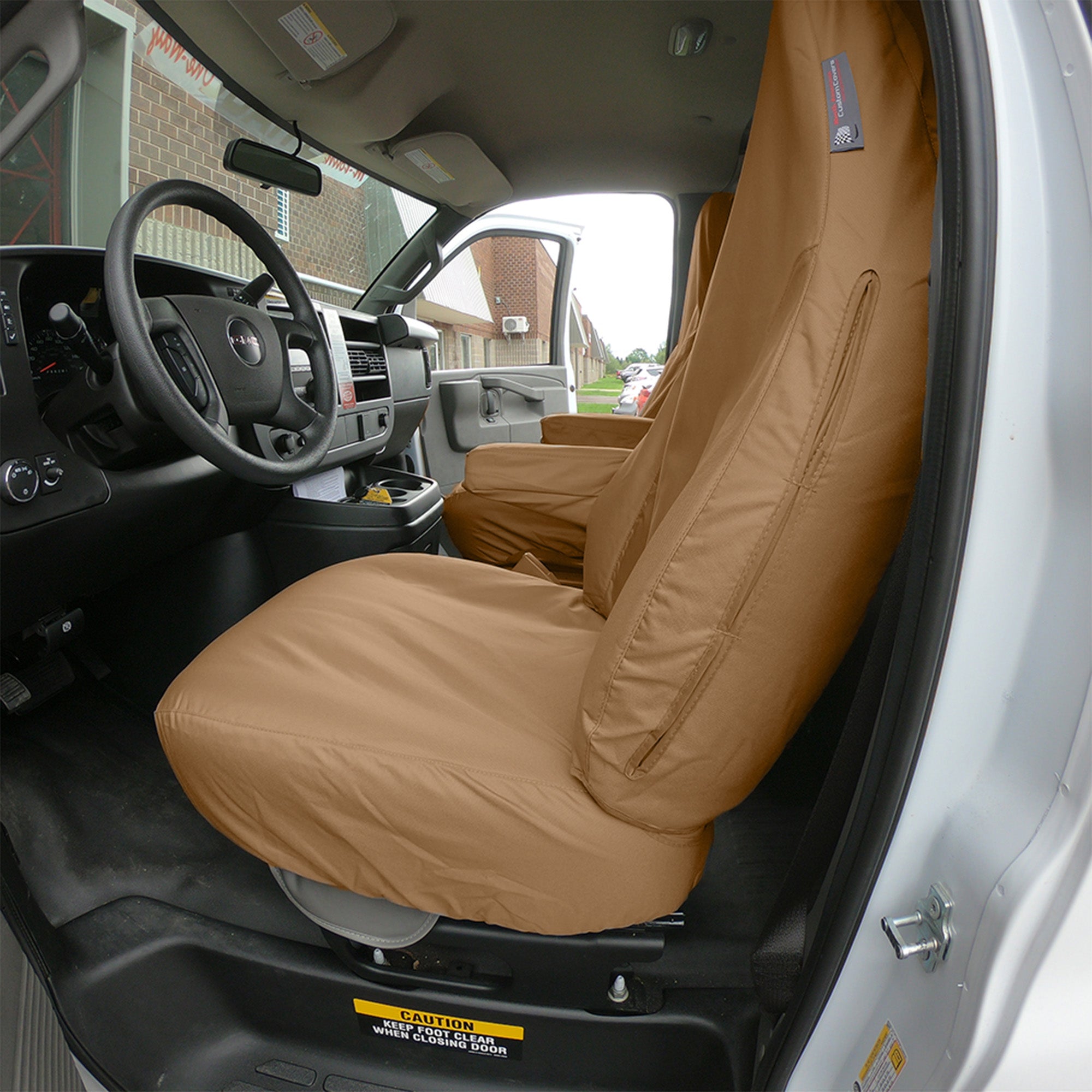 Juego de fundas de asiento delantero a medida para GMC Savana (varias opciones)