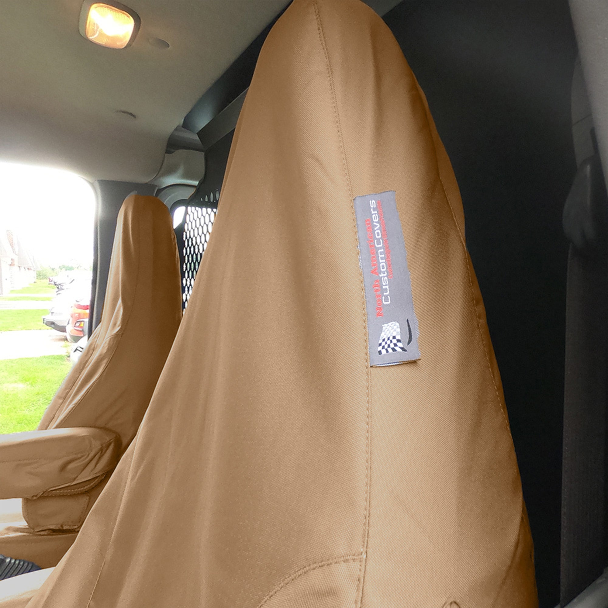 Juego de fundas de asiento delantero a medida para GMC Savana (varias opciones)