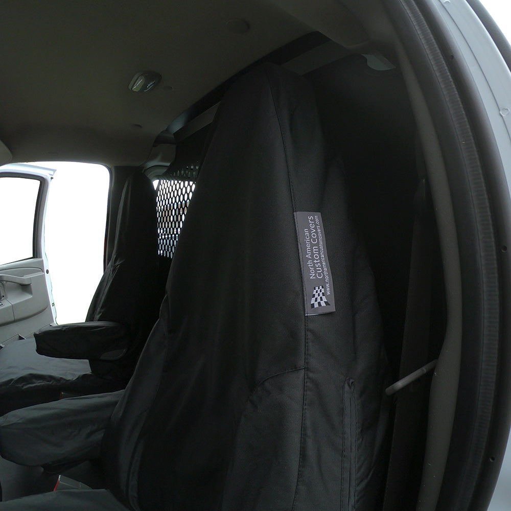 Juego de fundas de asiento delantero a medida para furgoneta Chevrolet/Chevy Express (varias opciones)