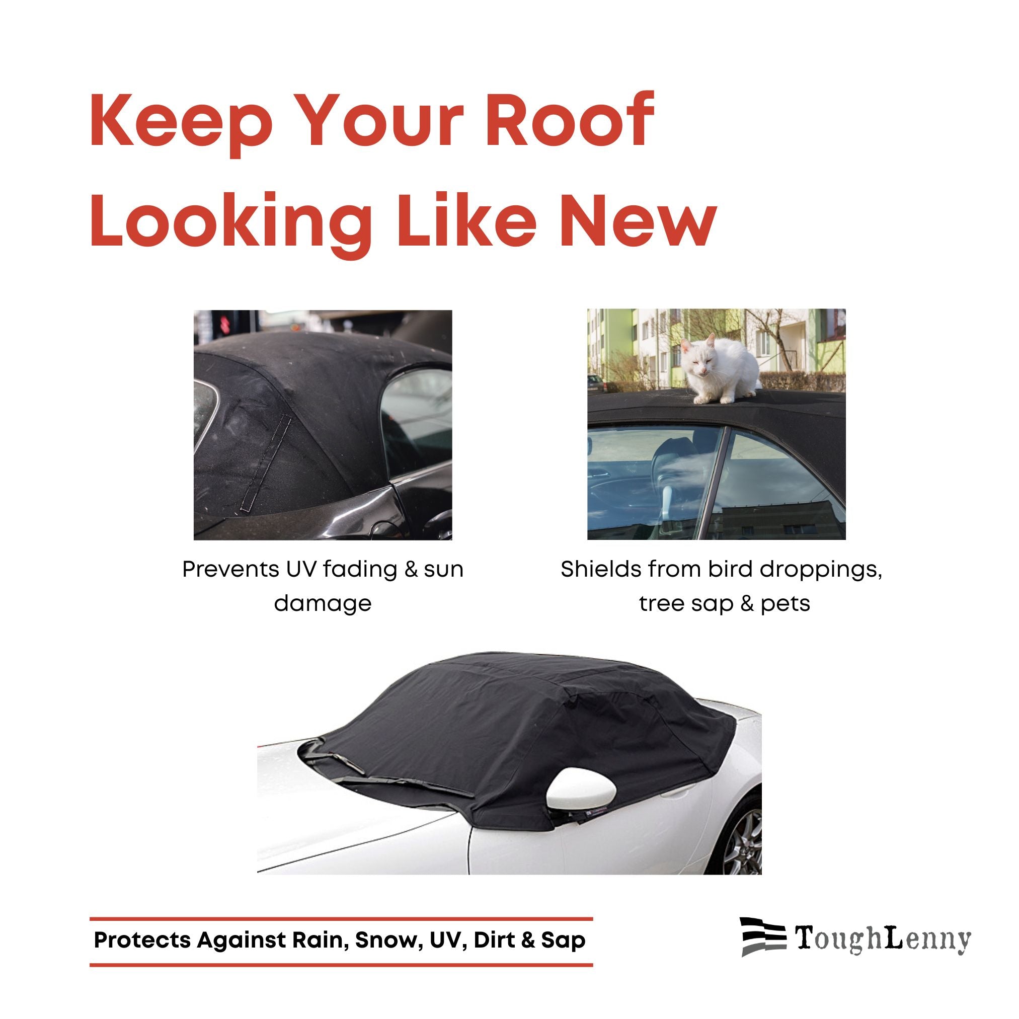 Custom-Fit Soft Top Half Cover for Audi TT