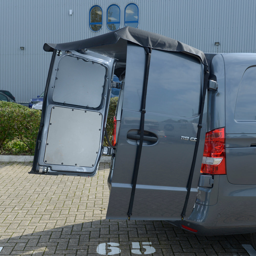 Custom-fit Barn Door Awning Cover for the Mercedes Metris Generation 3 - 2014 onwards (510)