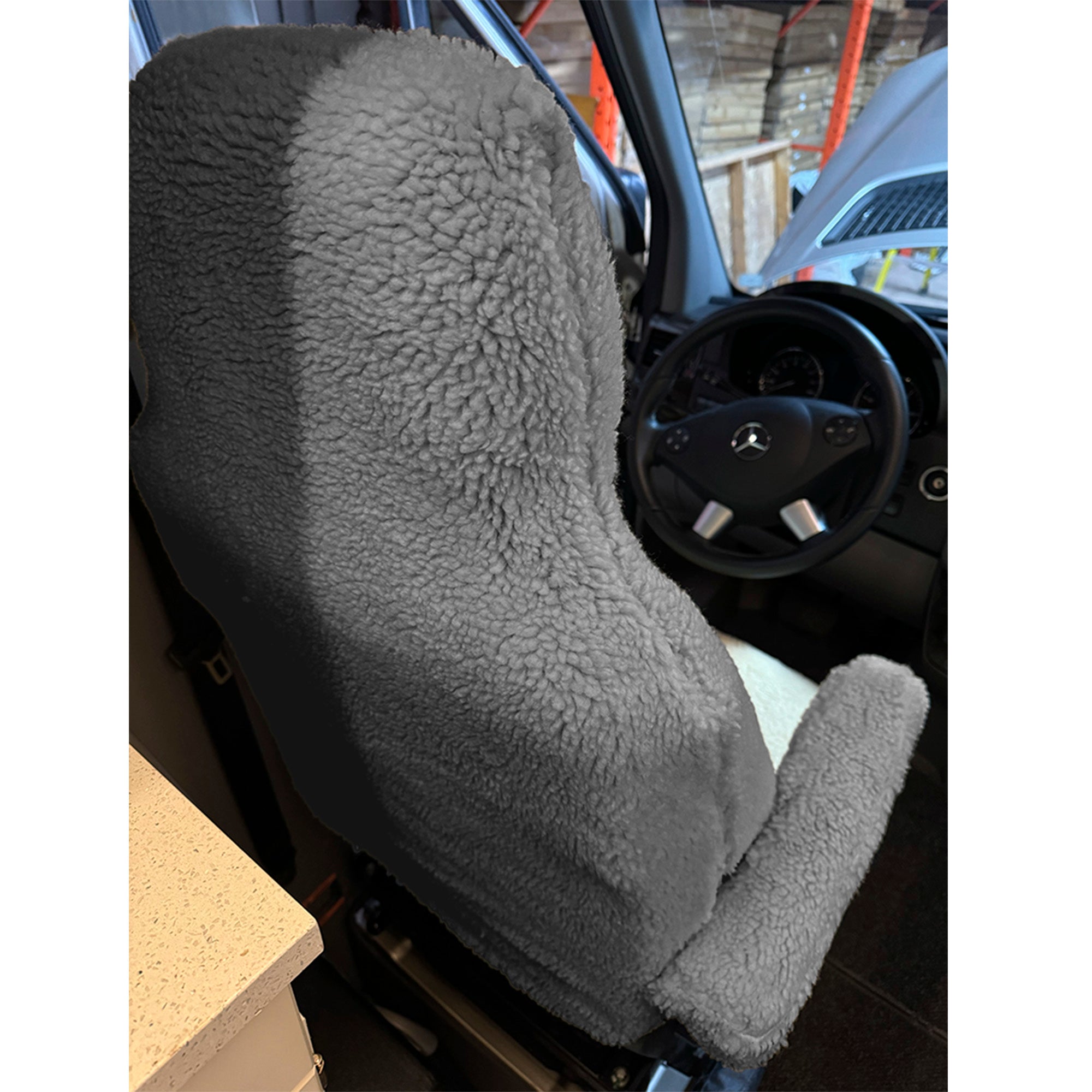 Faux Sheepskin Front Seat Cover Set for VW models