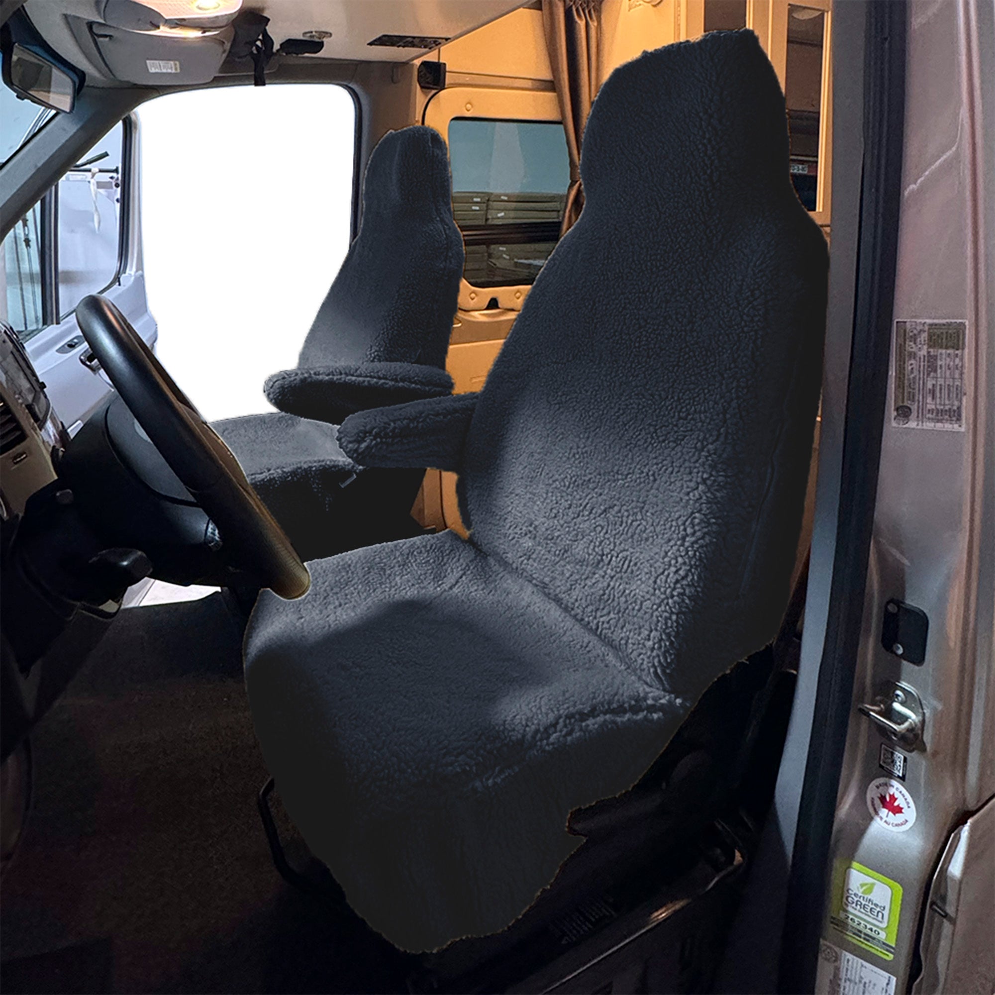 Faux Sheepskin Front Seat Cover Set for VW models