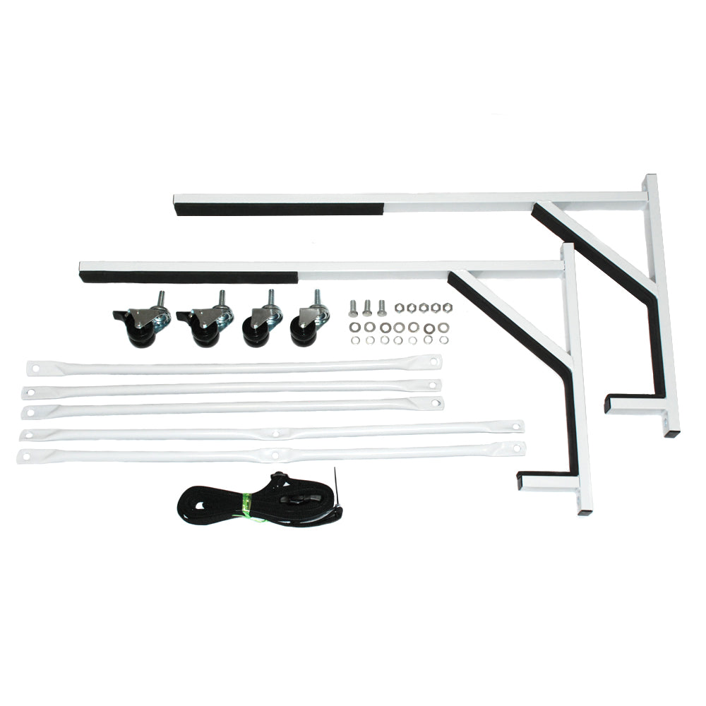 Premium Large Hardtop Cover & Heavy-Duty Cart Bundle - Complete Storage Solution (Various Options)