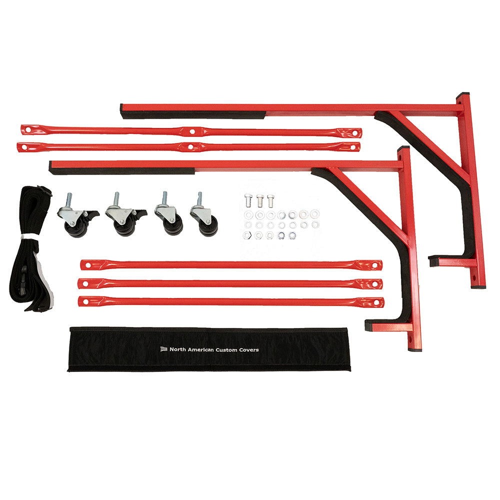 Paquete de cubierta rígida y almacenamiento para carrito de tamaño regular, de ajuste genérico premium (varias opciones)