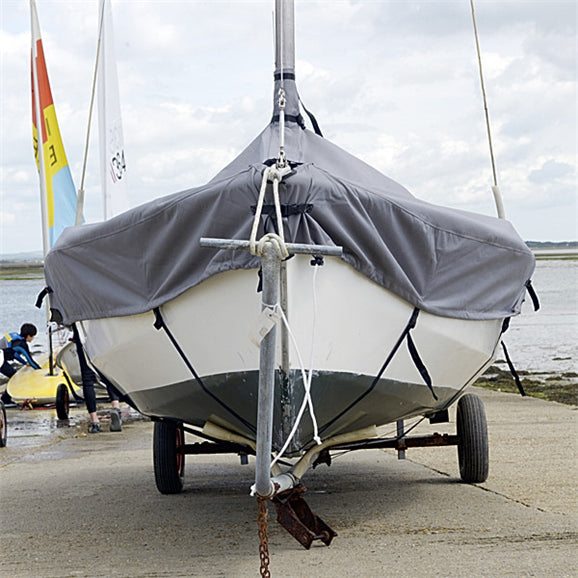 Cubierta para velero con cubierta para bote de vela Enterprise Dinghy Overboom