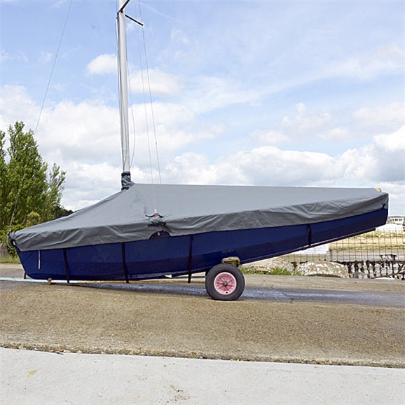 Cubierta para velero con cubierta para bote de vela Enterprise Dinghy Overboom