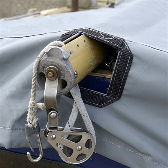 Cubierta para velero con cubierta para bote de vela Enterprise Dinghy Overboom