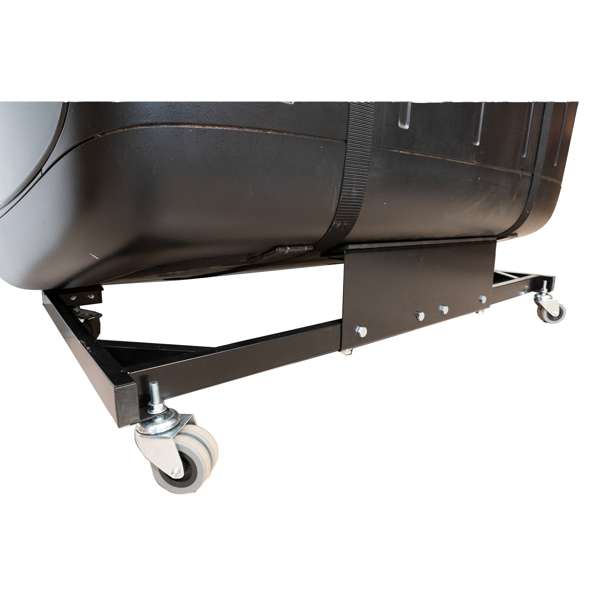 Heavy-duty Hardtop Cart Stand Trolley Rack for the Jeep Wrangler with Rear Window Securing Straps (Various Options)