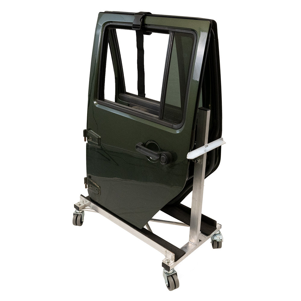 Jeep Wrangler Heavy-duty Door Storage Stand Trolley Cart Rack with Securing Strap (Various Options)