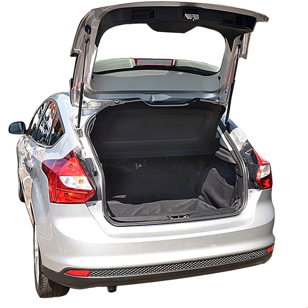 Revestimiento de carga personalizado para el Ford Focus Hatchback con rueda de repuesto de tamaño completo Mk3 Generación 3 - 2011 a 2018 (159)