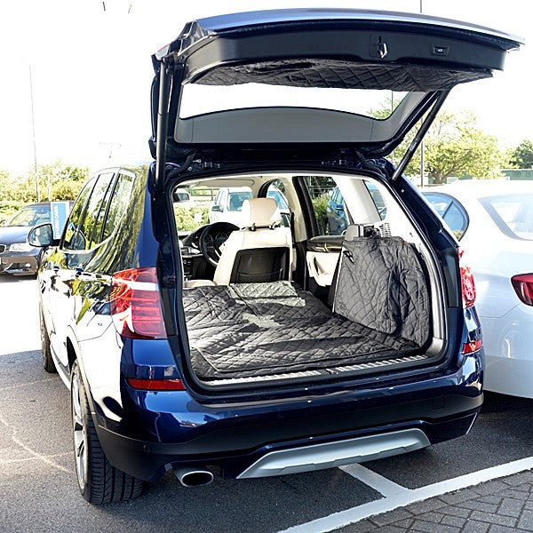 Doublure de coffre matelassée sur mesure pour BMW X3 2010 à 2017 Génération 2 (218)