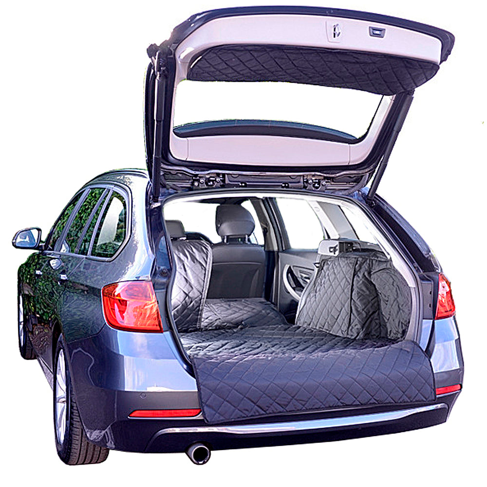 Doublure de coffre matelassée sur mesure pour la BMW Série 3 Touring F31 Wagon - 2012 à 2019 (221)