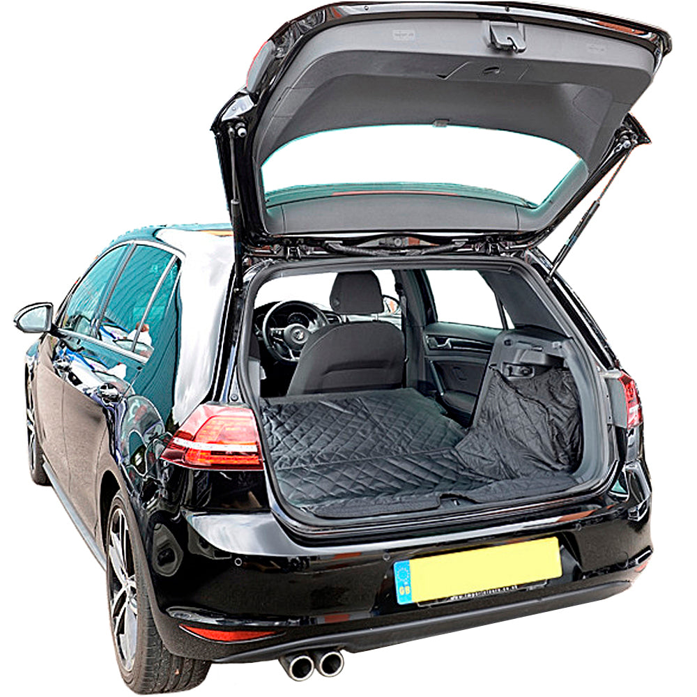 Revestimiento de carga acolchado personalizado para Volkswagen VW Golf Mk7 Hatch versión de piso bajo Generación 7 - 2013 a 2019 (263)