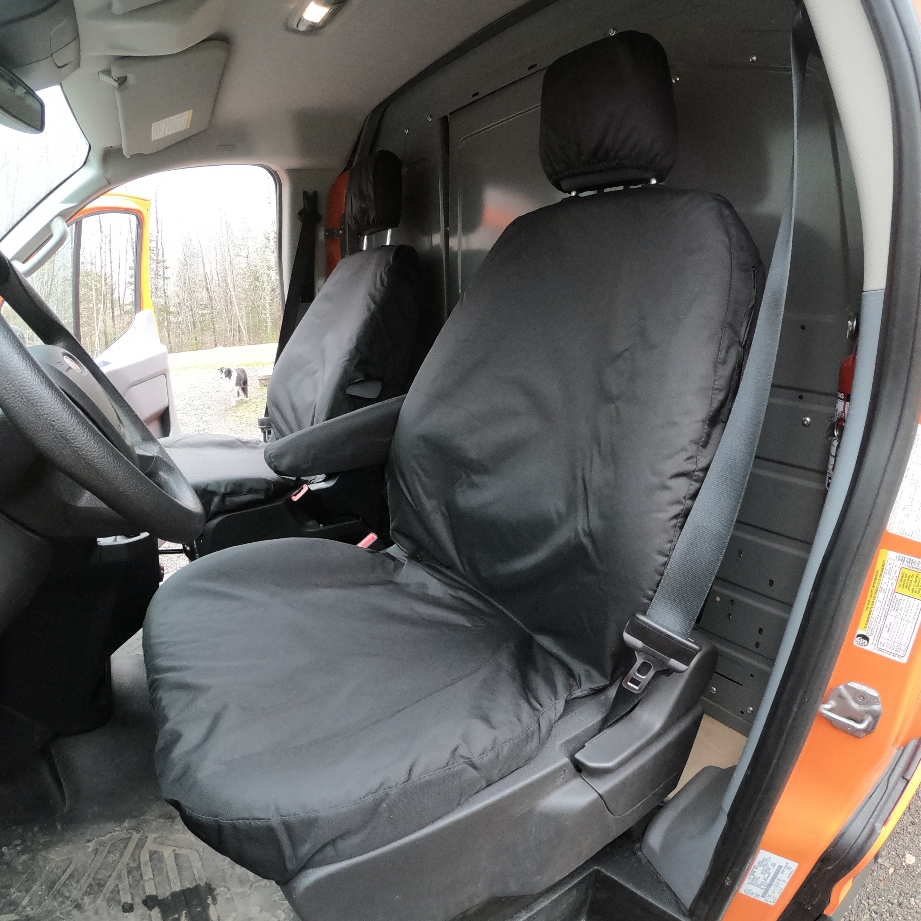 Custom-fit Front Seat Cover Set for the Ford Transit Van 150 250 350 350HD (Various Options)