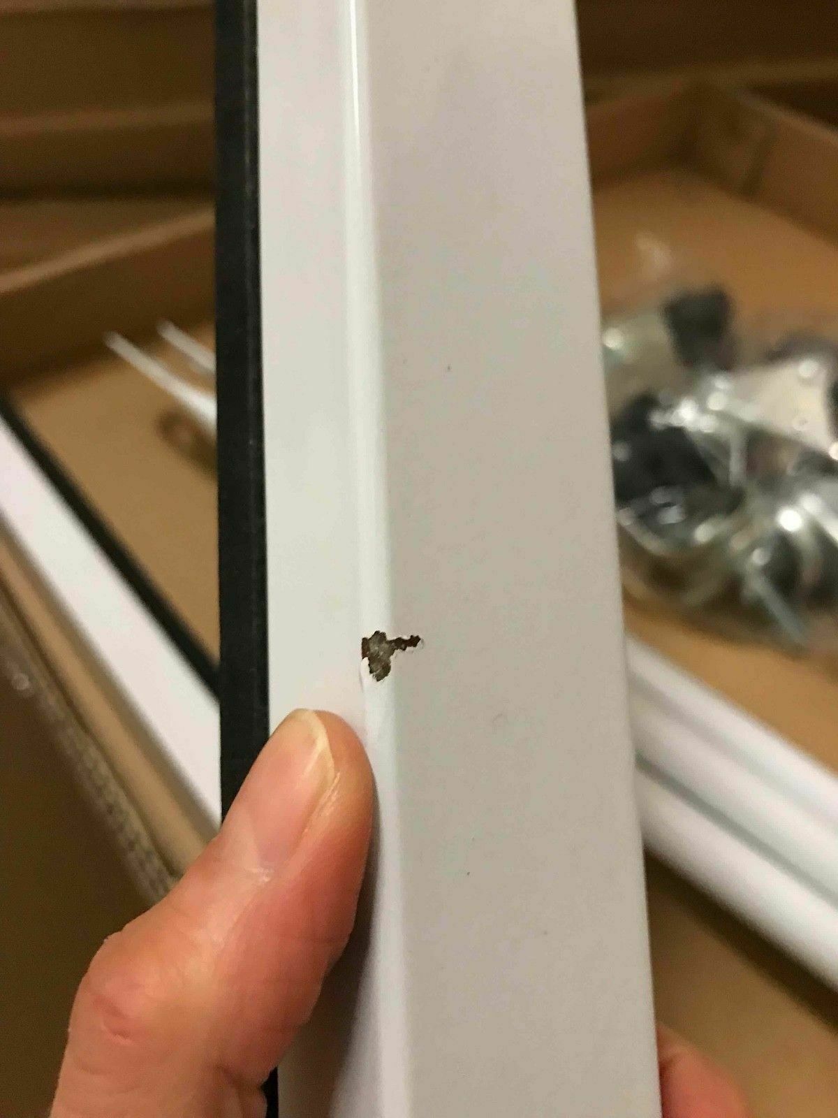 Carro de almacenamiento con soporte de techo rígido de alta resistencia (blanco) con arnés de seguridad - SEGUNDO DE FÁBRICA (050x)