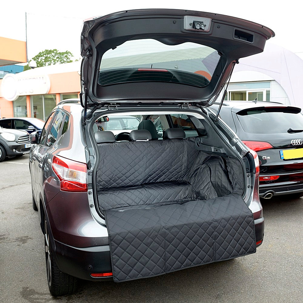 Custom Fit Quilted Cargo Liner for Nissan Rogue Sport / Qashqai 5 Seater Low Floor Version - Tailored & Waterproof - J11 2013 onwards (320)