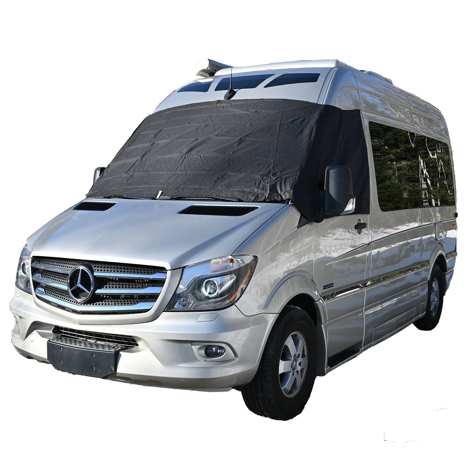 Screen Wrap Frost Cover for Mercedes Sprinter Van - BLACK - Generation 2 - 2006 to 2018 (369B)