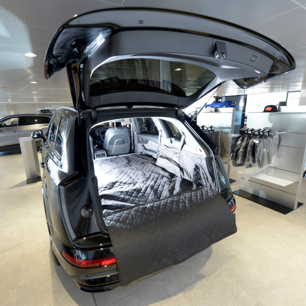 Doublure de coffre matelassée sur mesure pour l'Audi Q7 (7 places) Génération 2 - à partir de 2015 (635)