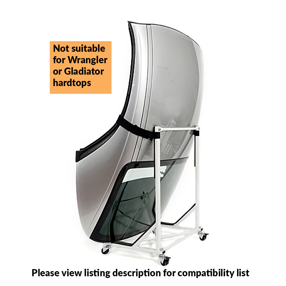 Mercedes R107 SL Heavy-duty Hardtop Stand Trolley Cart Rack with Securing Harness and Hard Top Dust Cover (Various Options)