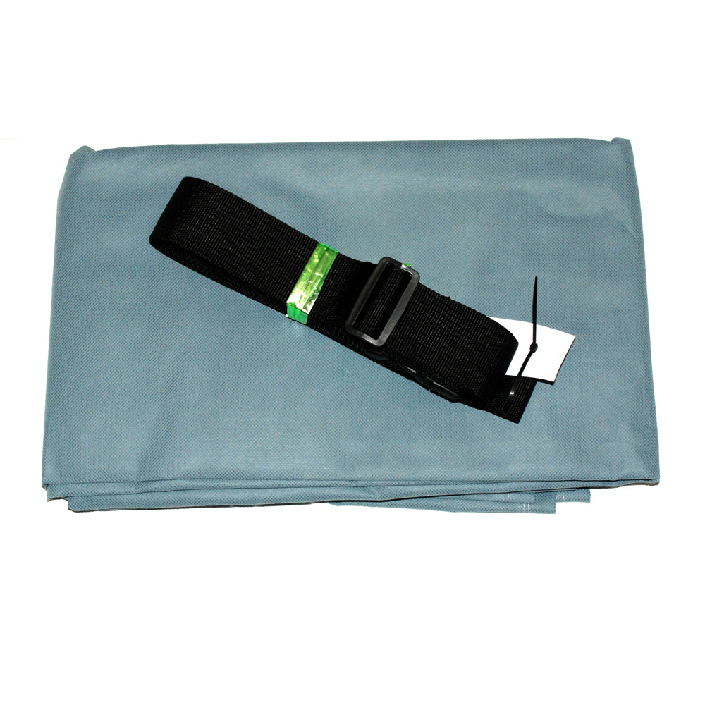 Ford Thunderbird Support de chariot robuste avec support rigide (noir) avec roulettes de 12,7 cm, harnais de sécurité et housse anti-poussière rigide (050Bc)