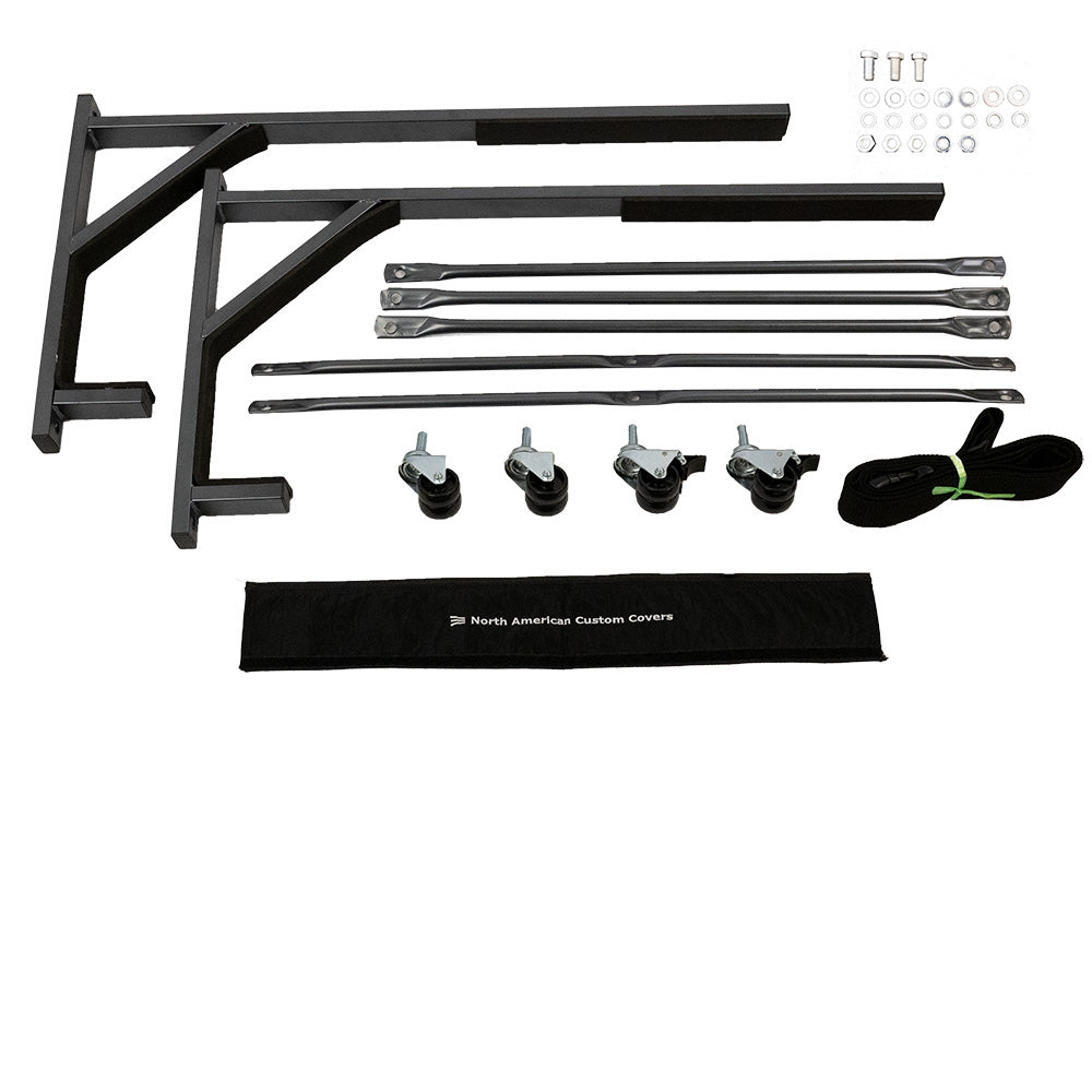 Mercedes R107 SL Heavy-duty Hardtop Stand Trolley Cart Rack with Securing Harness and Hard Top Dust Cover (Various Options)