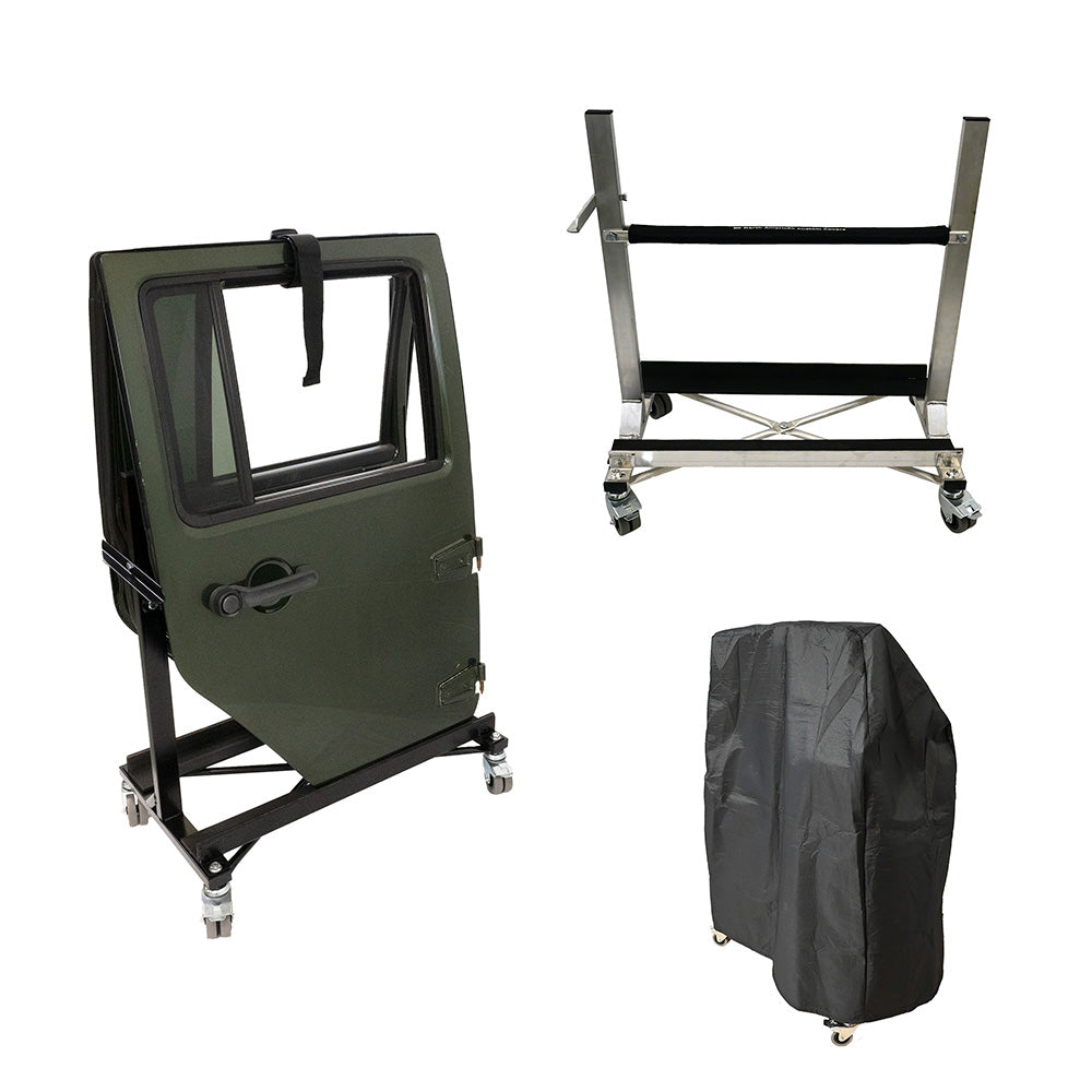 Support de rangement de porte robuste pour Jeep Wrangler avec sangle de fixation (diverses options)