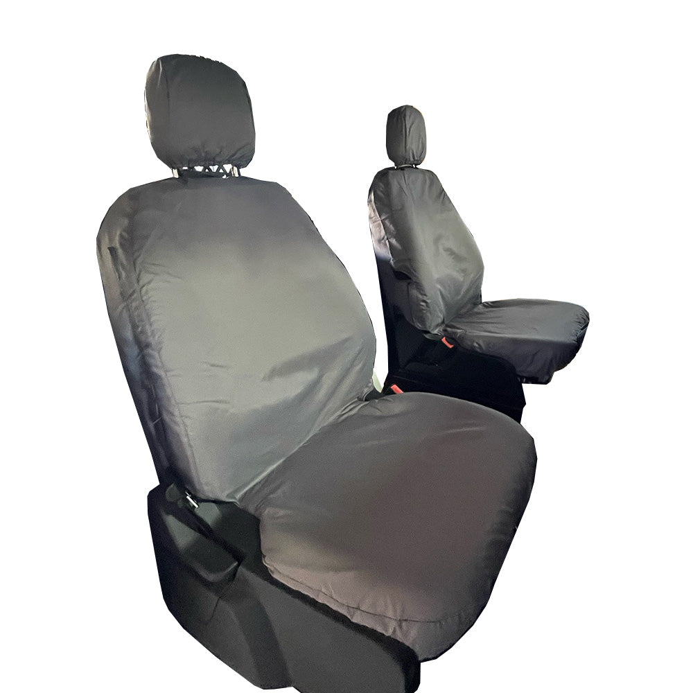 Custom-fit Front Seat Cover Set for the Ford Transit 150 250 350 350HD (GREY) Generation 4 - 2013 onwards (276G)