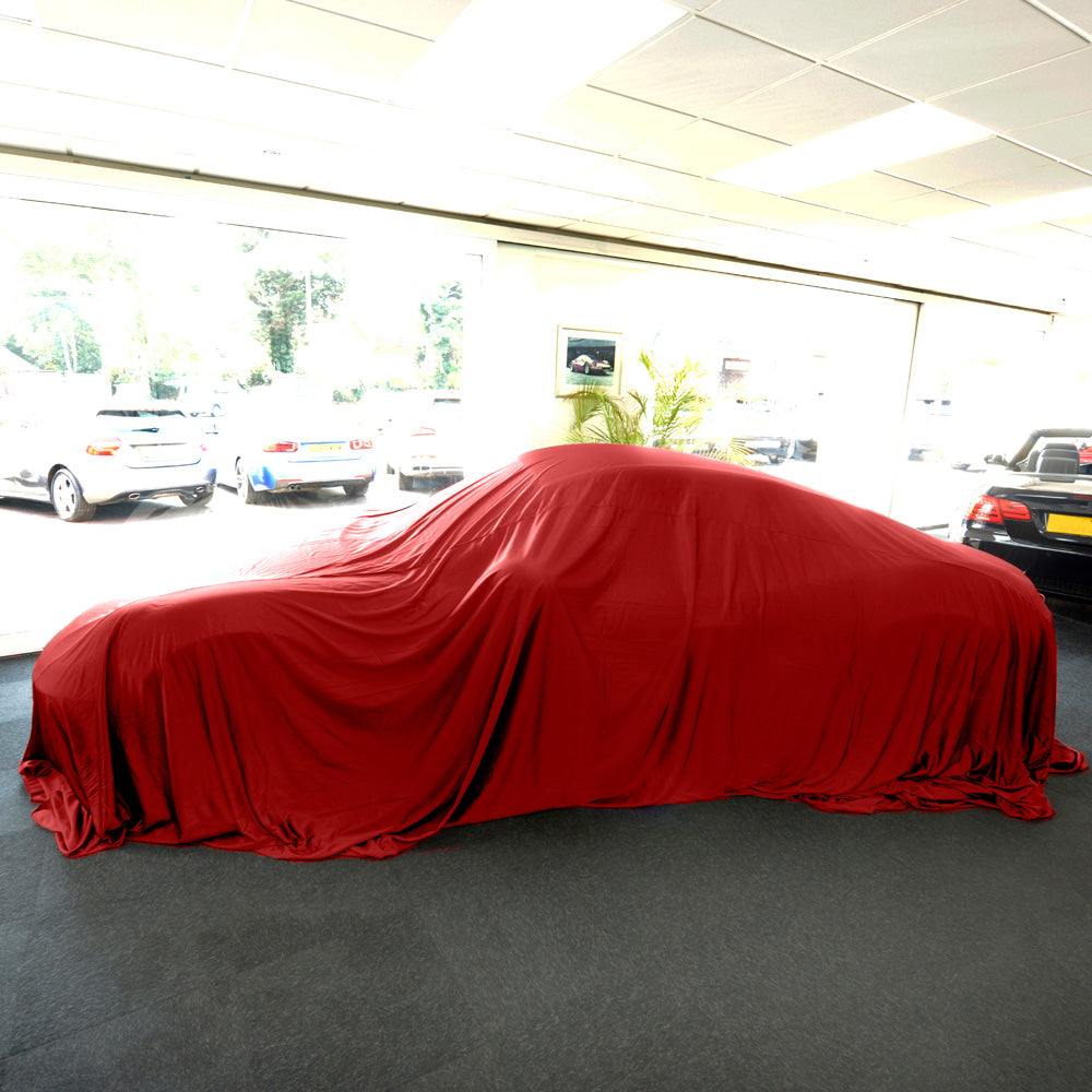 Showroom Reveal Housse de voiture pour modèles Porsche – Housse de taille MOYENNE – Rouge (448R)
