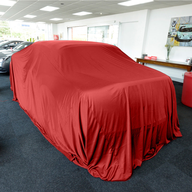 Showroom Reveal Car Cover for Fiat models - Large Sized Cover - Red (449R)