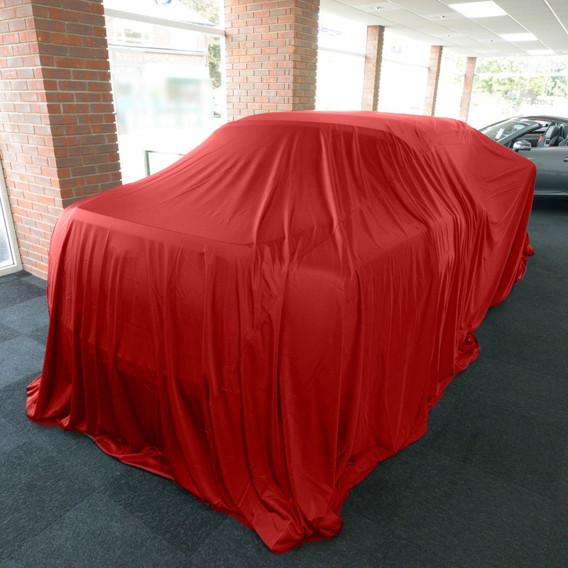 Showroom Reveal Car Cover for Chevrolet models - Large Sized Cover - Red (449R)