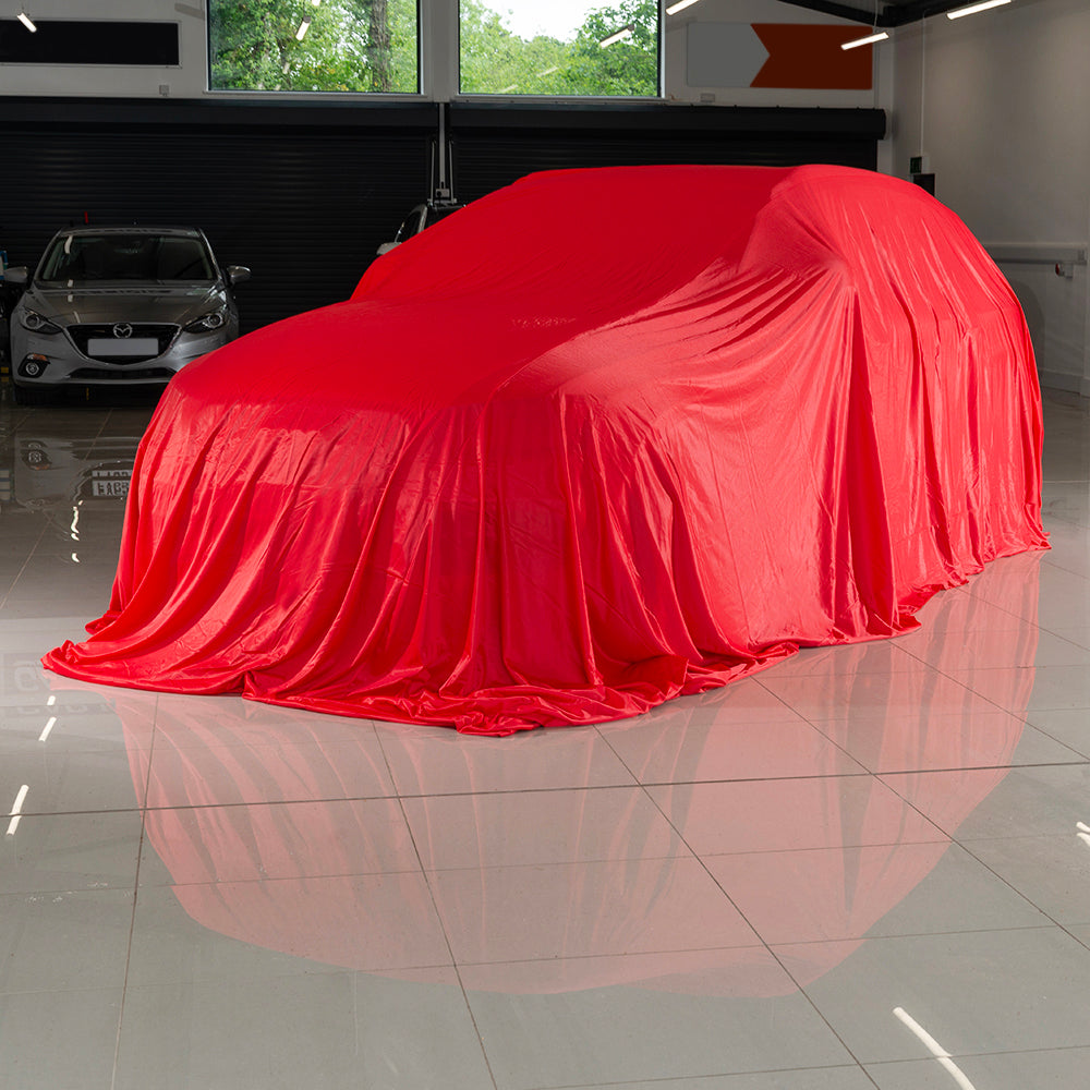 Showroom Reveal Housse de voiture – Housse de taille MOYENNE – Rouge (448R)