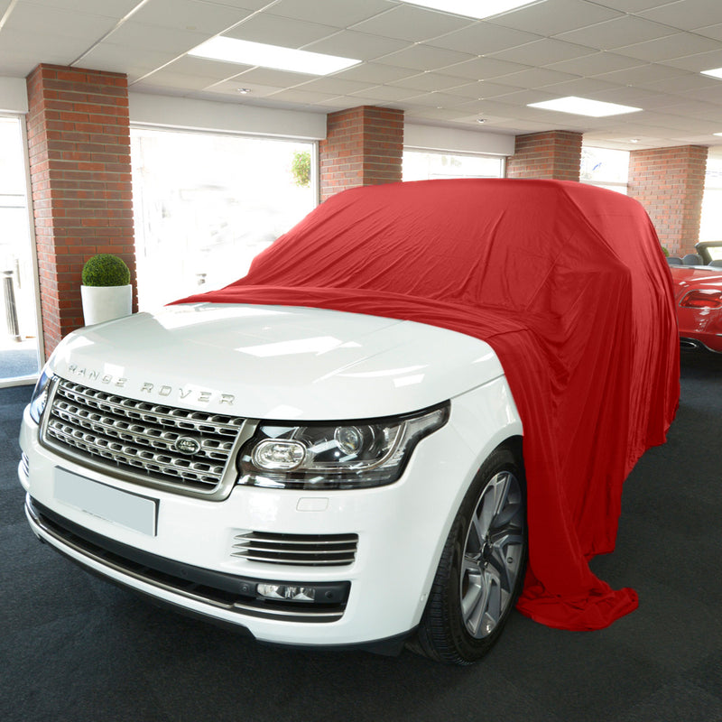 Showroom Reveal Car Cover for Land Rover models - Extra Large Sized Cover - Red (450R)