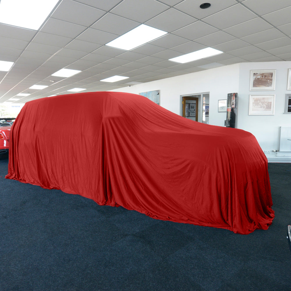 Showroom Reveal Housse de voiture pour modèles Datsun – Housse de très grande taille – Rouge (450R)
