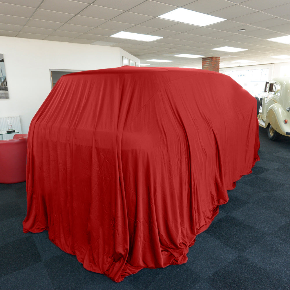 Showroom Reveal Housse de voiture pour modèles Nissan – Housse de très grande taille – Rouge (450R)