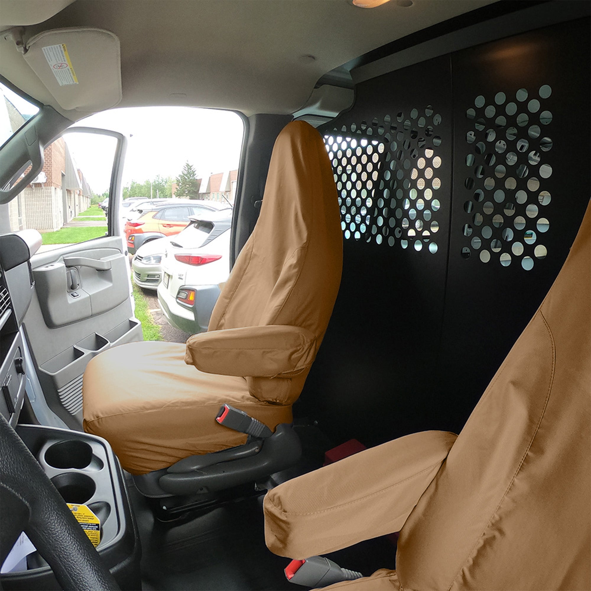 Custom-fit Front Seat Cover Set for the Chevrolet  / Chevy Express Van