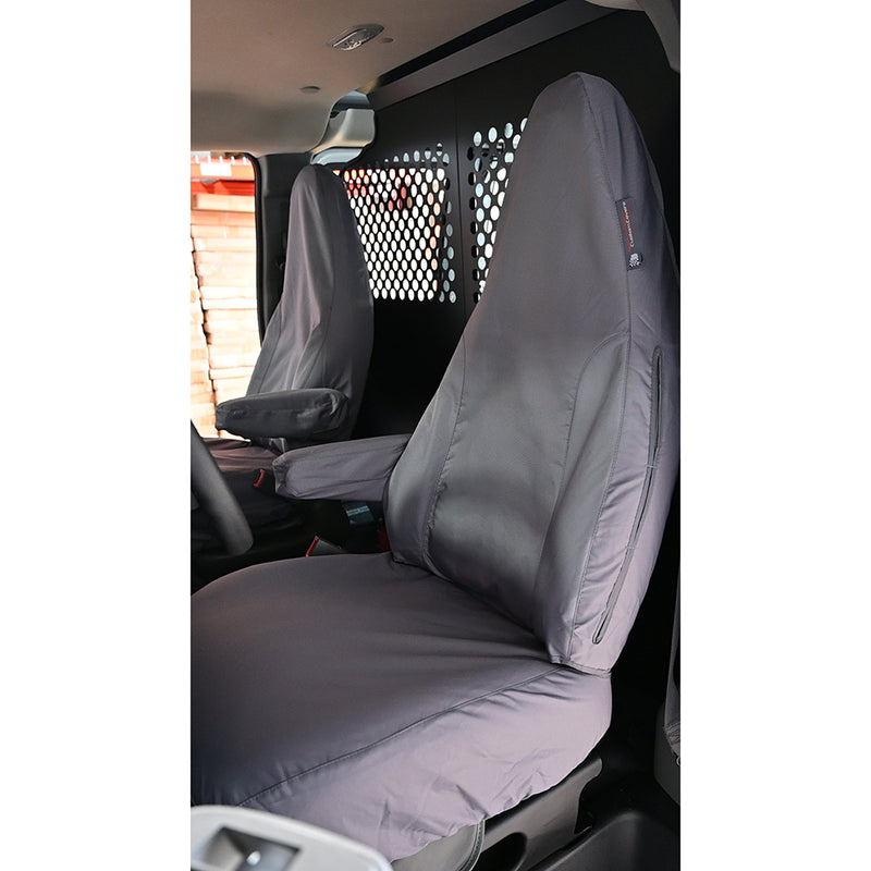Custom-fit Front Seat Cover Set for the GMC Savana (GREY) - 2016 onwards (460G)