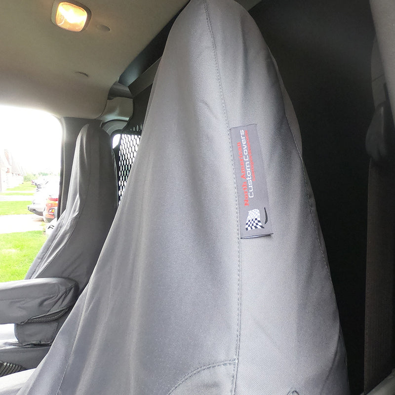 Custom-fit Front Seat Cover Set for the GMC Savana (GREY) - 2016 onwards (460G)