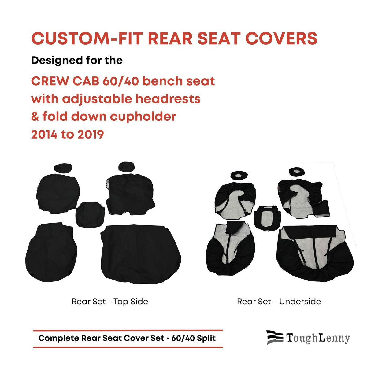 Fundas de asiento personalizadas para Chevrolet / Chevy Silverado - Par delantero - A medida de 2014 a 2019 (457)