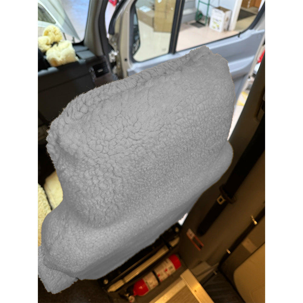 Juego de fundas para asientos delanteros de piel de oveja sintética para Dodge Ram ProMaster