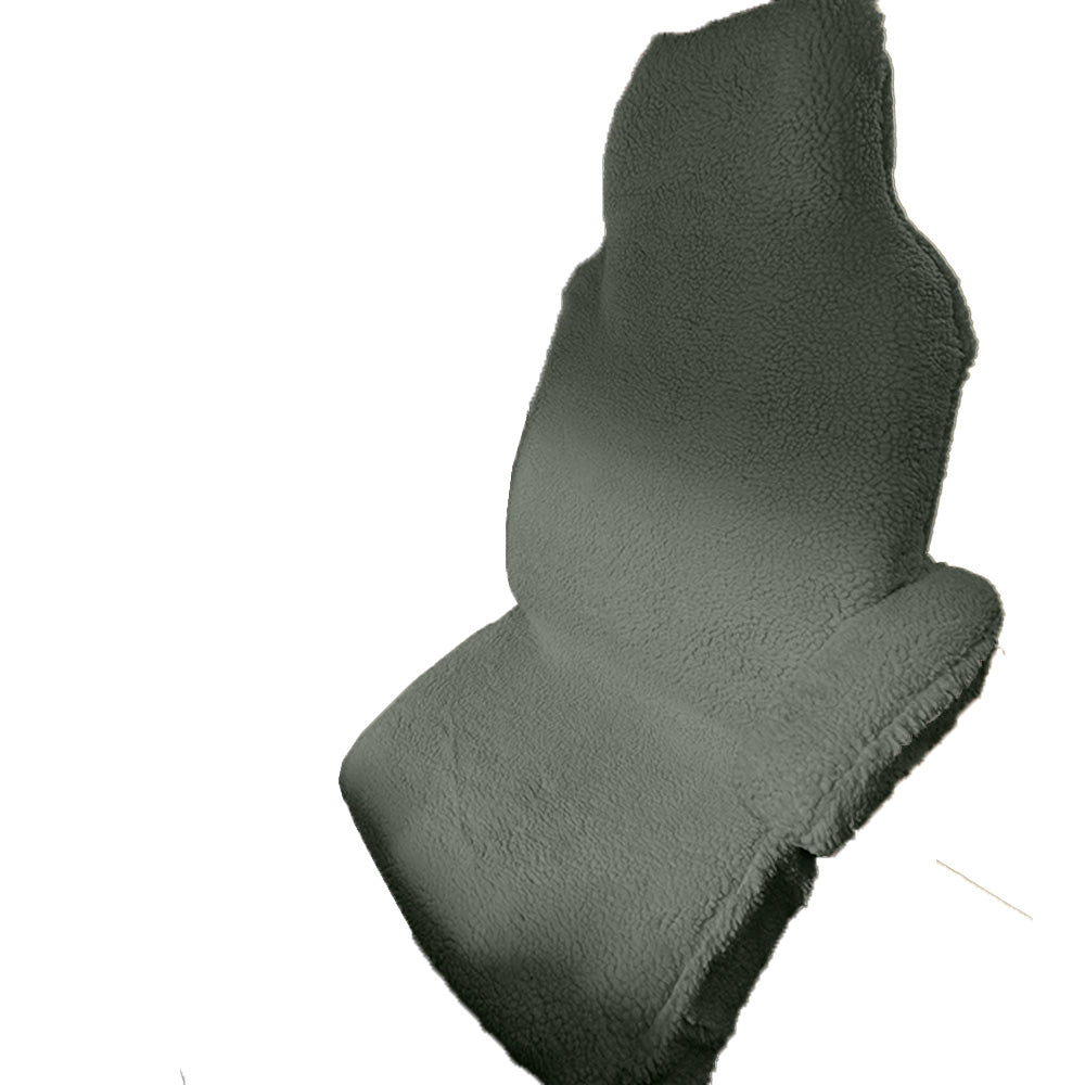 Faux Sheepskin Front Seat Cover Set for the GMC Savana - Dark Grey (821DG)